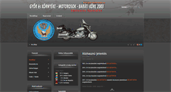 Desktop Screenshot of gyorimotorosok.hu